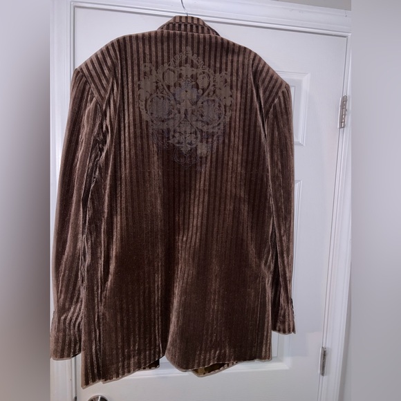 MetaFuori New York Embroidered Cordaroy Blazer Sportcoat Jacket size 2XL - Picture 7 of 16